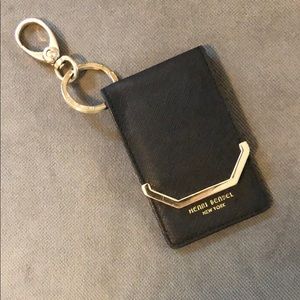 Henri Bendel card holder keychain